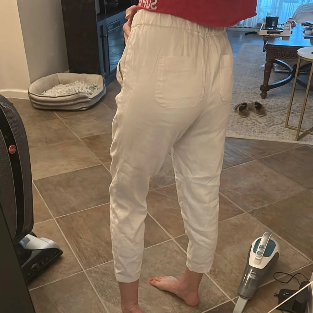 Banana republic linen straight leg pants XS - Picture 4 of 8